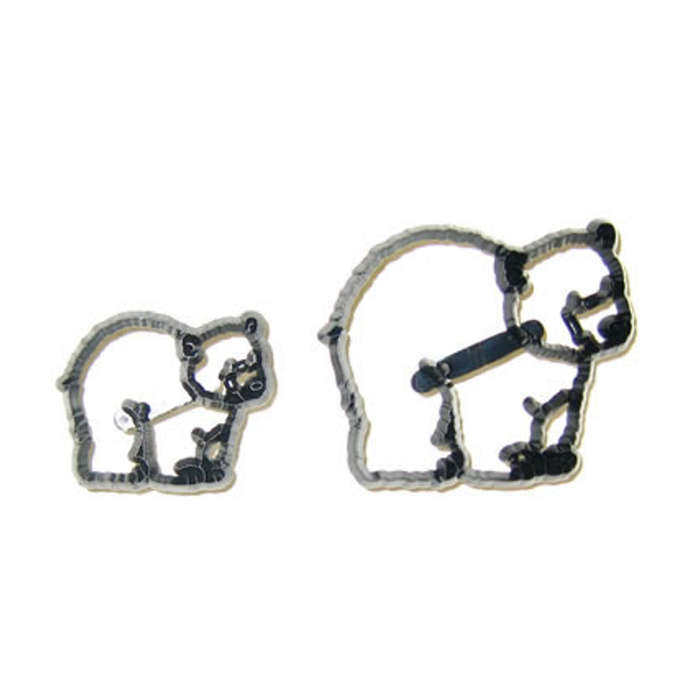 Patchwork Cutters POLAR BEARS Sugarcraft Cake Decorating