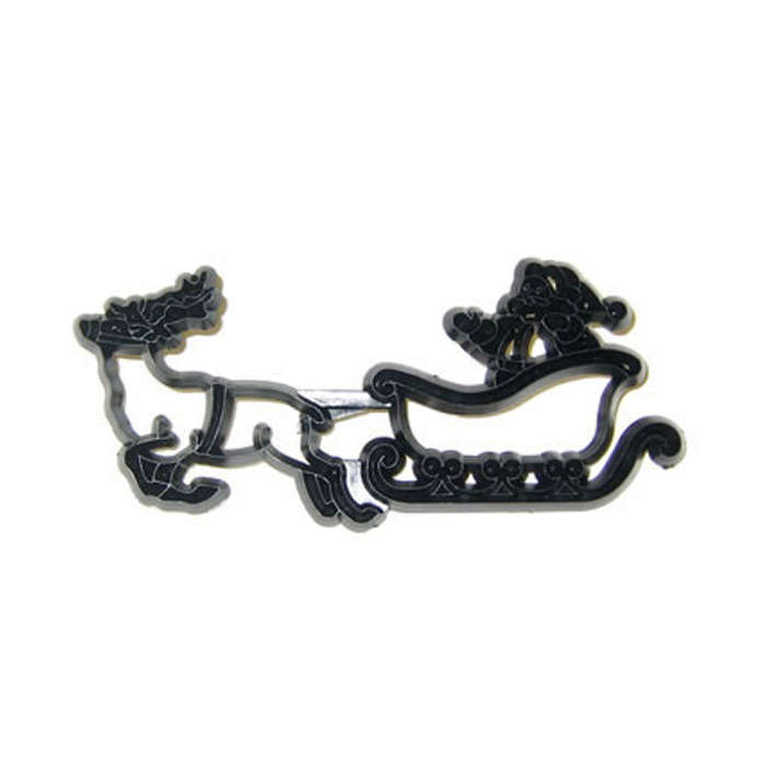 Patchwork Cutters Father Christmas SANTA Claus SLEIGH Sugarcraft Cake Decorating