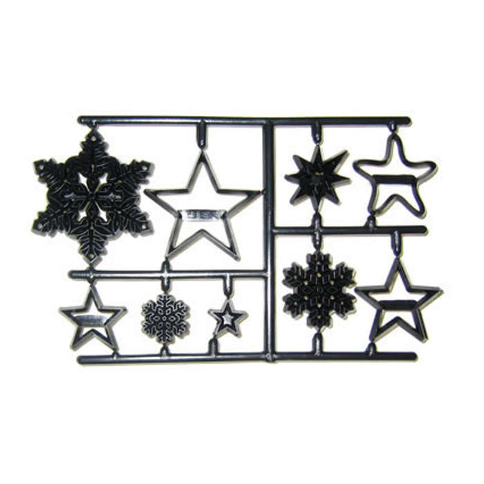 Patchwork Cutters SNOWFLAKES & STARS Sugarcraft Cake Decorating