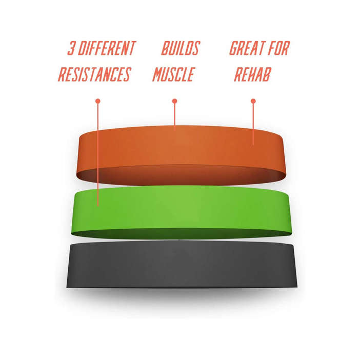 Phoenix Fitness Yoga Circle Resistance Bands - Workout Bands for Home and Gym