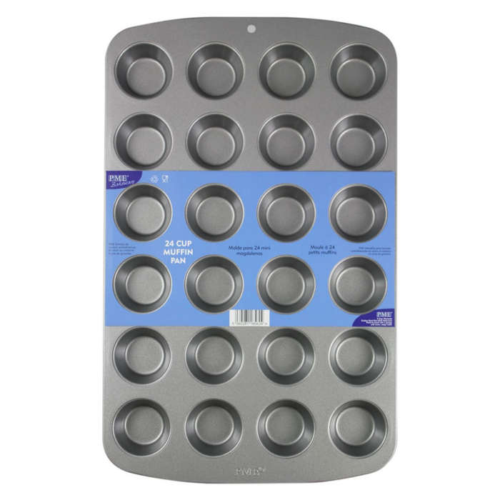 PME Non Stick 24 CUP MINI MUFFIN Cake Baking Pan Tin Tray Bakeware
