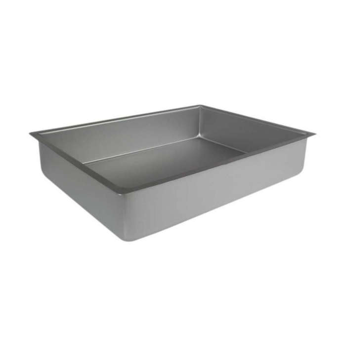 PME 7 x 11 x 4` OBLONG RECTANGLE Anodised Aluminium Cake Baking Pan Tin Bakeware