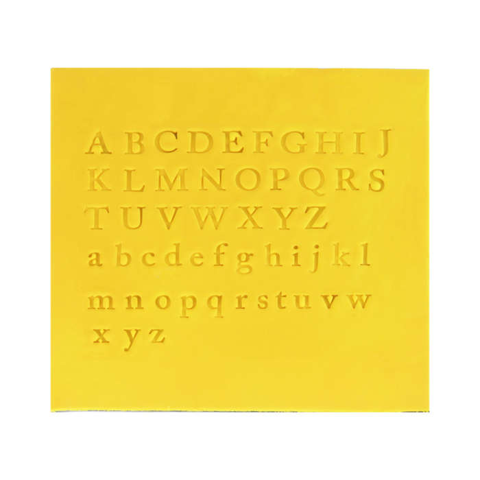 PME Fun Fonts Alphabet Letters Collection 2 Embosser Stamp Set Cake Decorating