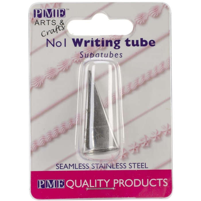 PME #1 Writer Tube Stainless Steel Icing Fondant Piping Decorating Nozzle Tip