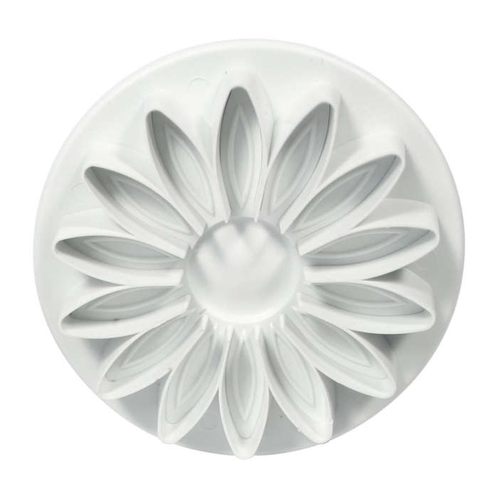 PME Medium VEINED SUNFLOWER DAISY GERBERA Plastic Icing CutOut Cutter Sugarcraft