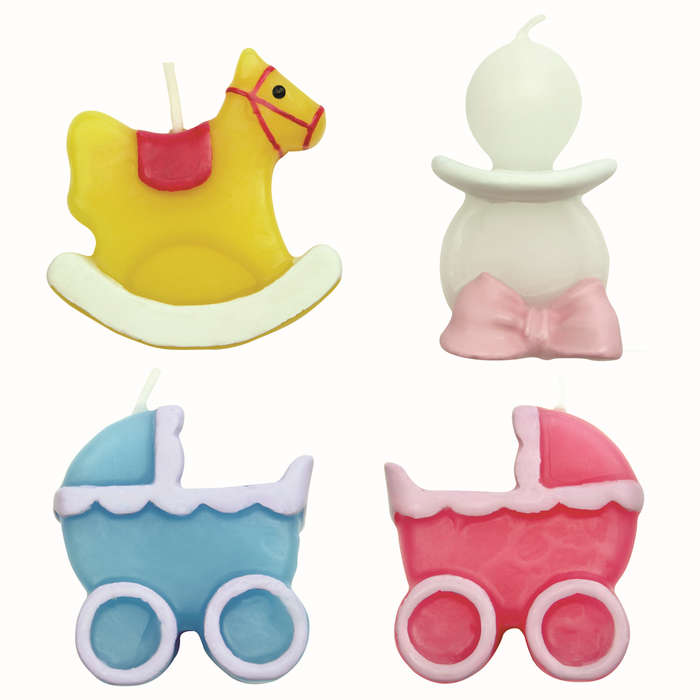 PME 4 Set BABY Candles Birthday Party Cake Decorating