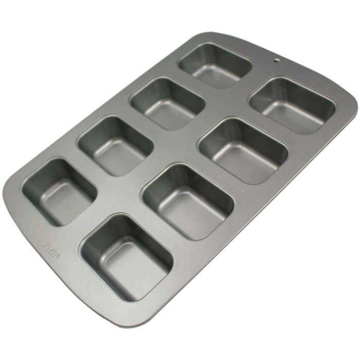 PME Non Stick 8 MINI OBLONG Cake Baking Pan Tin Tray Bakeware