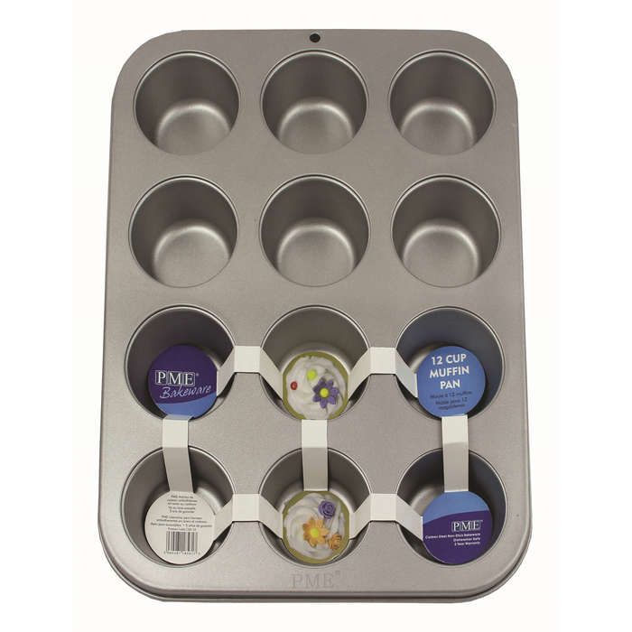 PME Non Stick 12 CUP MUFFIN Cake Baking Pan Tin Tray Bakeware