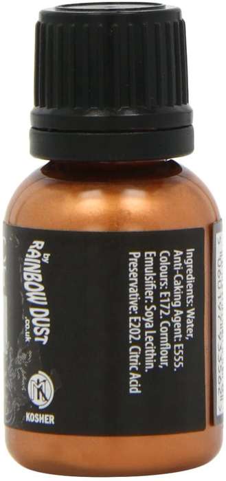 Rainbow Dust Edible Food Paint METALLIC COPPER For Cake Decorating Sugarcraft