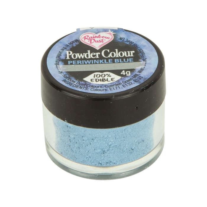 Rainbow Dust Powder Colour Edible Food Colour Cake Decoration- Periwinkle Blue