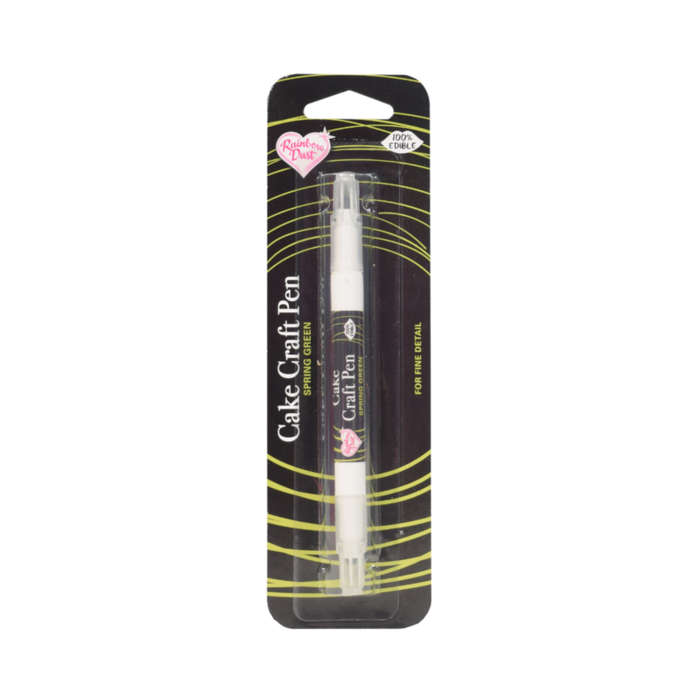 Rainbow Dust Cake Craft Pen Edible Food Colouring for Fine Detail - Spring Green