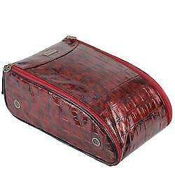 Moda Sarah Ladies Large Golf Shoe Bag Case Pouch With 3 Pockets - Red