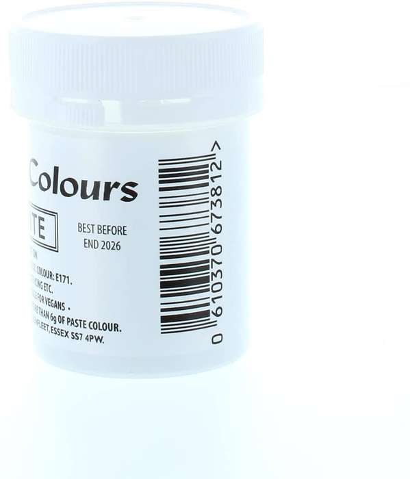 Sugarflair Maximum Concentrated Paste Edible Food Colouring 42g - Extra White