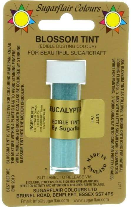 Sugarflair Eucalyptus Edible Blossom Tints Food Colour Colouring Dust Powder