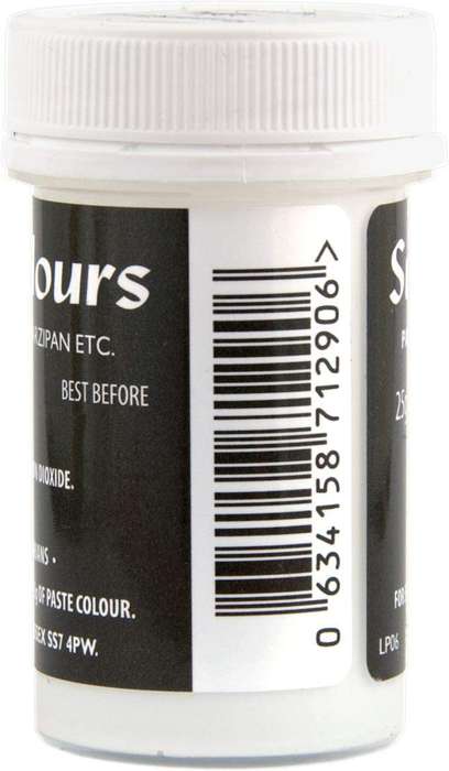 Sugarflair WHITE Pastel Paste Edible Concentrated Cake Icing Decor Food Colour
