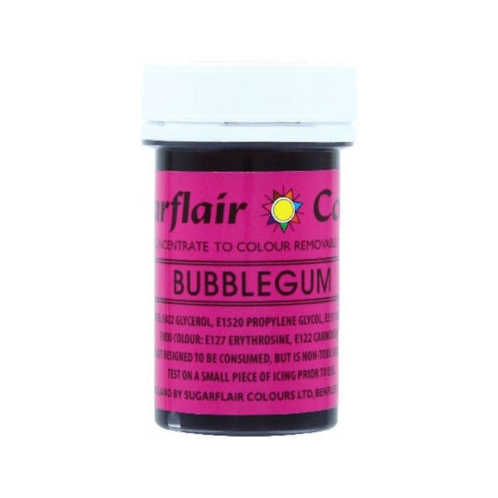Sugarflair Craft Paste Colours Vibrant Non Toxic Non Edible - Bubble Gum 25g