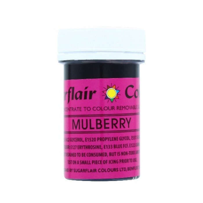 Sugarflair Craft Paste Colours Concentrated Non Toxic Non Edible - Mulberry 25g