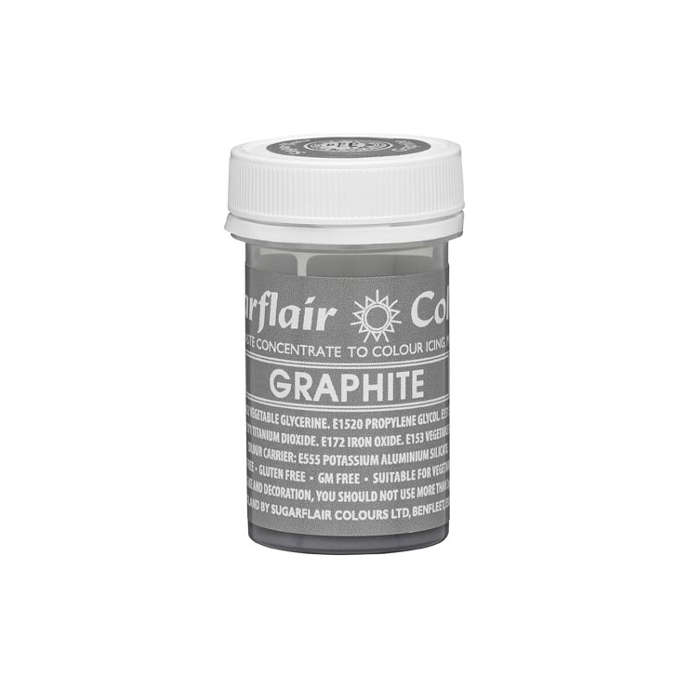 SugarFlair Spectral Concentrated Edible Paste Food Colouring - Graphite