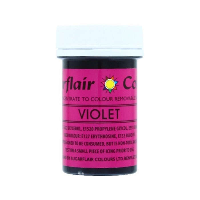 Sugarflair Craft Paste Concentrated Colours Non Toxic Non Edible - Violet 25g