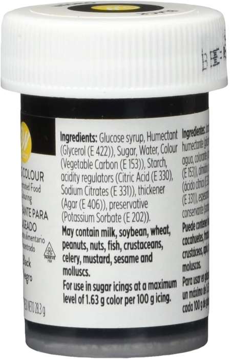 Wilton Icing Colour Edible Concentrated Cake Cupcake Food Colouring Gel - Black