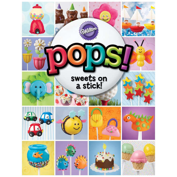 Wilton POPS Sweets on a Stick Cake Pop New Decorating Book Publication