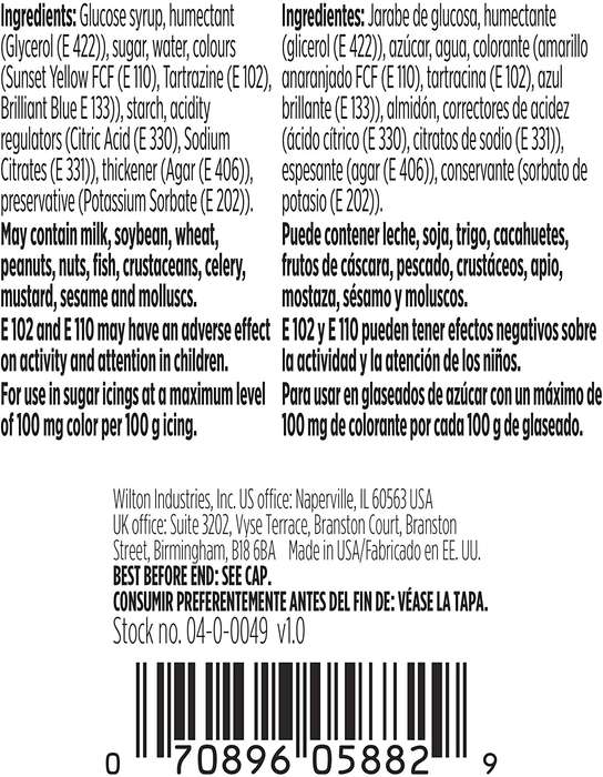 Wilton Icing Colour Edible Concentrated Cake Food Colouring Gel - Moss Green