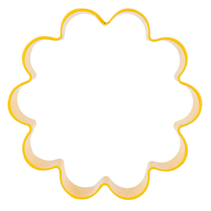 Wilton Yellow Flower Metal Cutter Cookie Biscuit Fondant Party Cake Decoation
