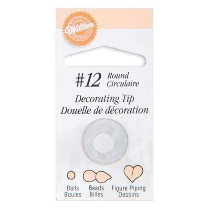 Wilton #12 Round Decorating Tip Icing Nozzle Sugarcraft Cake Decorating