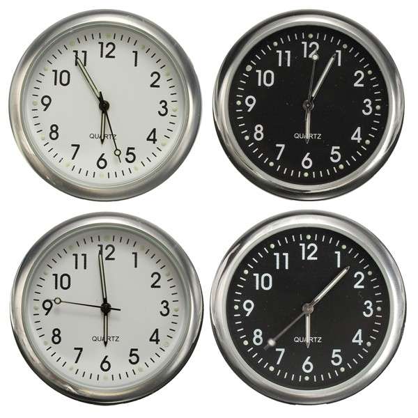 40mm Anti-Scratch Vehicle Quartz Clock with Luminous Light