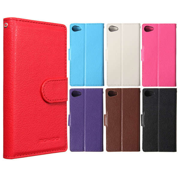Mohoo Flip Leather Wallet Stand Case Cover For Sony Xperia Z5 Compact