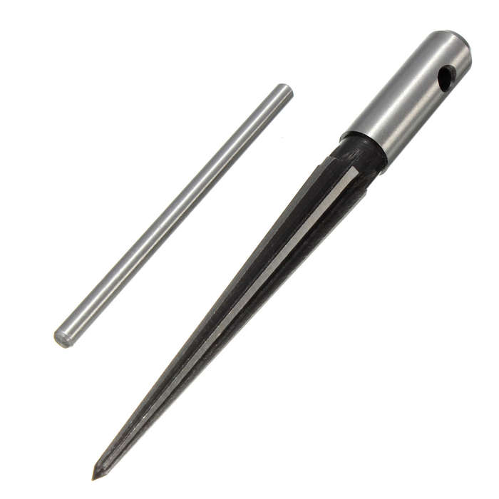 1/8 -1/2 Inch 6 Fluted Bridge Pin Hole Reamer Tapered Woodworking Tool