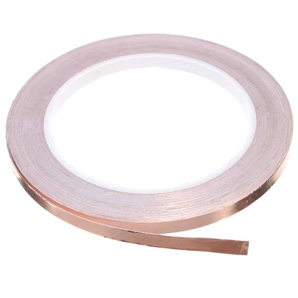 6mmX20m Copper Foil Tape Single Conductive EMI Shielding Adhesive