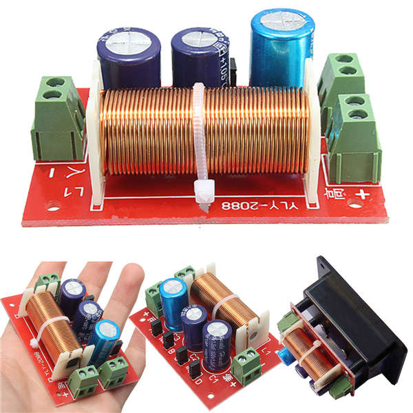 Adjustable Treble/Bass Frequency Divider 2 Way Speaker Audio Crossover Filters