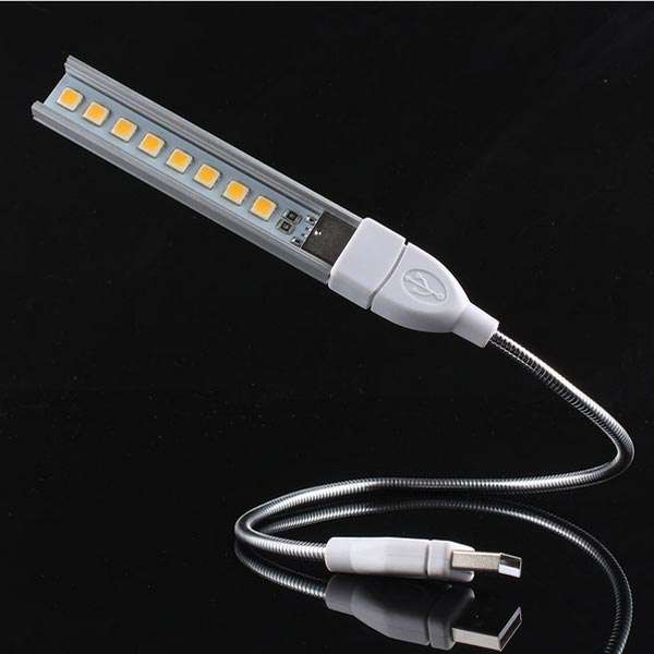 Mini USB LED Computer Lamp USB Light Mobile Power Light lamp With Tube