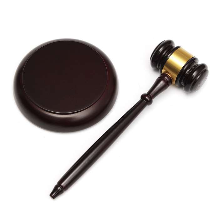 Wooden Handcrafted Gavel Sound Block with Base For Lawyer Judge Auction Sale