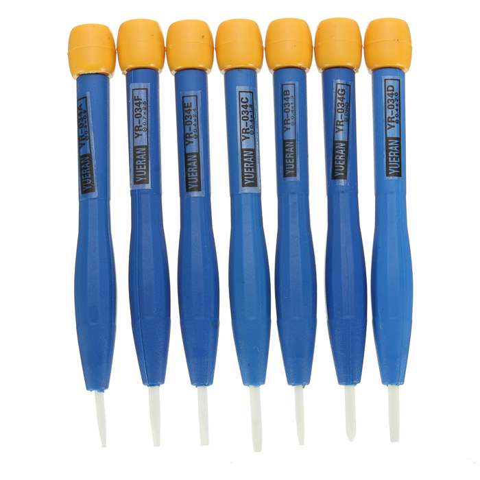 7Pcs Adjust frequency Screwdriver Anti-static Ceramic Set Hand Tools Full Type