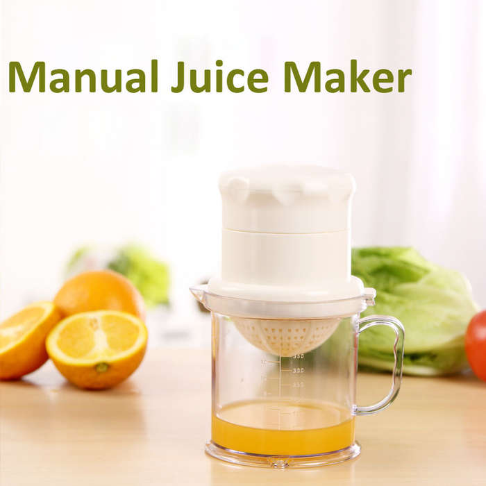 Manual Homemade Juice Maker Mini DIY Orange Lemon Fruit Juicer Kitchen Tool