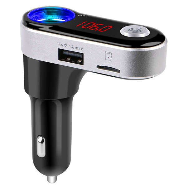 BC09B Handsfree 5V/2.1A USB Car Charger Bluetooth Car Kit FM Transmitter MP3 Mu