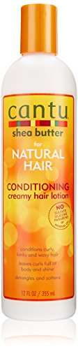 Cantu Shea Butter for Natural Hair Conditioning Creamy Hair Lotion, 12 Ounce