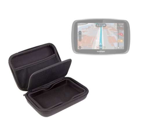 DURAGADGET Executive Black EVA Satnav Hard Case For TomTom GO 5000