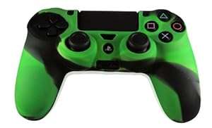 LUPO Silicone Skin Case Cover Protector for PS4 Playstation 4 Game Controller Joypad - Camouflage