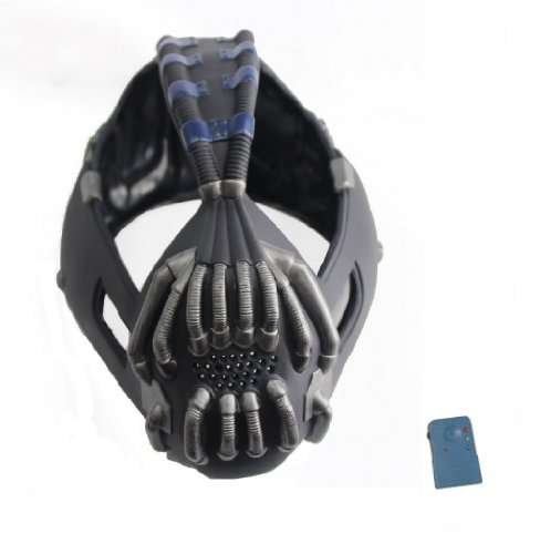TDKR Batman Bane Mask Replica with Voice Changer Newest Version for Halloween Costume Cosplay 2013 C