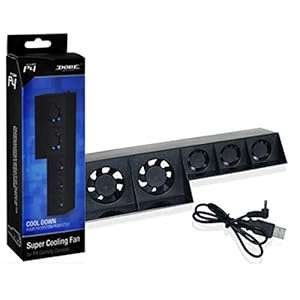 New External USB Super Turbo 5 Fan Cooler Accessories For Playstation 4 PS4