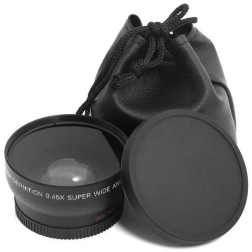 52mm 0.45x Wide Angle + Macro Conversion lens for Nikon D800 D700 D600 D300S D300 D7100 D7000 D5200