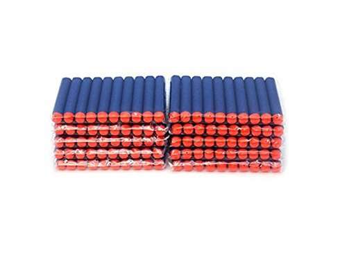 100 Pcs 7.2cm Blue Foam Darts for Nerf N-strike Elite Series Blasters Toy Gun