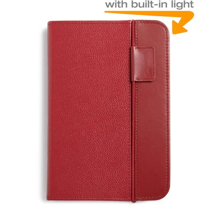 Kindle Lighted Leather Cover, Burgundy Red (Fits 6" Display, Latest Generation Kindle)