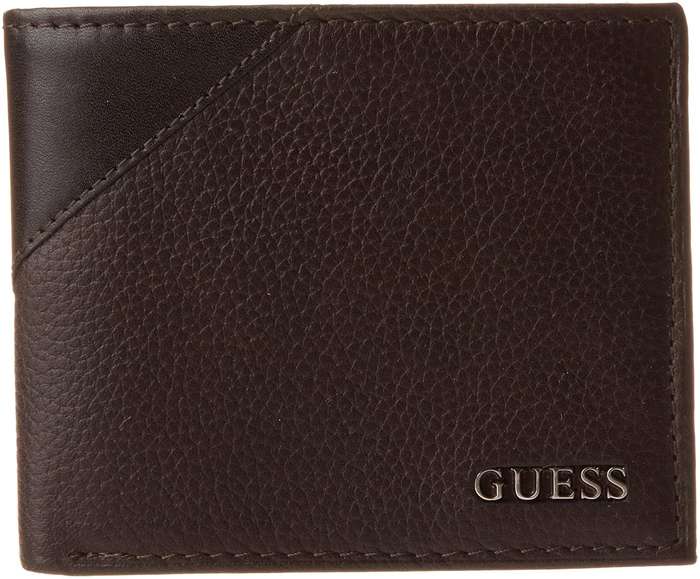 Guess Men's Monterrey Passcase Wallet Brown