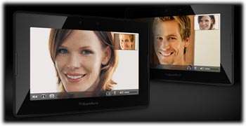 BlackBerry PlayBook video chat