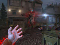 The telekinetic powers of Fettel in F.E.A.R. 3