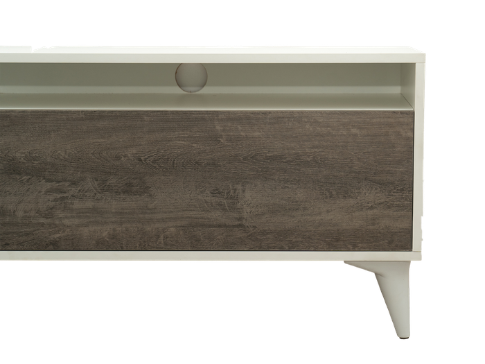 TV Stand - London - Brown/White